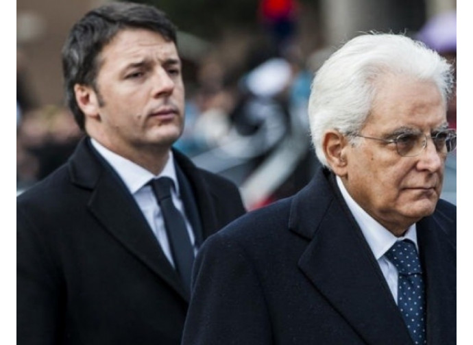 Renzi e Mattarella Renzi e Mattarella